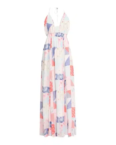 LoveShackFancy Fancy Patchwork Chiffon Maxi Dress | Thumbnail 1 LoveShackFancy Fancy Patchwork Chiffon Maxi Dress | Thumbnail 1
