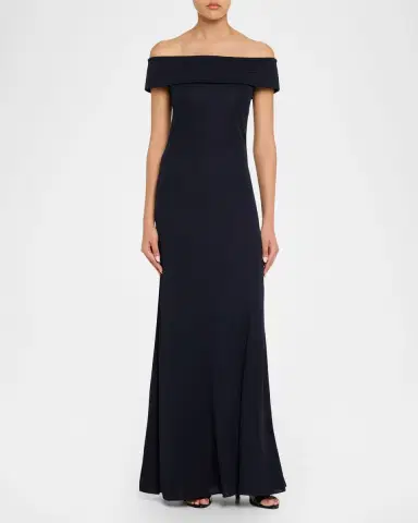 ALAÏA Off-The-Shoulder Jersey Bandeau Maxi Dress | Thumbnail 2 ALAÏA Off-The-Shoulder Jersey Bandeau Maxi Dress | Thumbnail 2