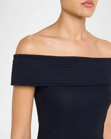ALAÏA Off-The-Shoulder Jersey Bandeau Maxi Dress | Thumbnail 5 ALAÏA Off-The-Shoulder Jersey Bandeau Maxi Dress | Thumbnail 5