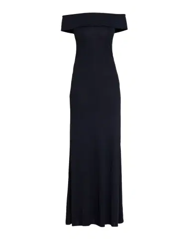 ALAÏA Off-The-Shoulder Jersey Bandeau Maxi Dress | Thumbnail 1 ALAÏA Off-The-Shoulder Jersey Bandeau Maxi Dress | Thumbnail 1