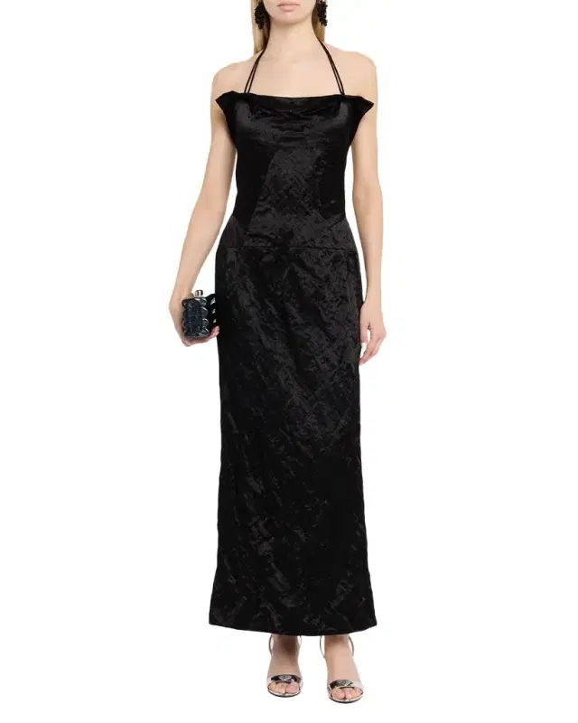 FForme Maisie Sculpted Halter Column Dress