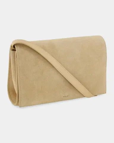 Vince Logo Suede Wallet-On-Strap | Thumbnail 2