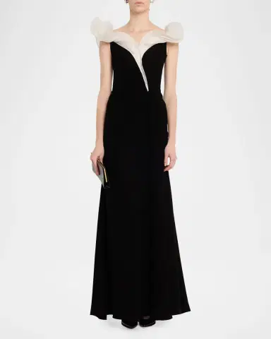 Gaurav Gupta Interlude Ruffle Trumpet Gown | Thumbnail 2