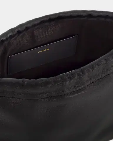Vince Sarai Leather Drawstring Crossbody Bag | Thumbnail 3