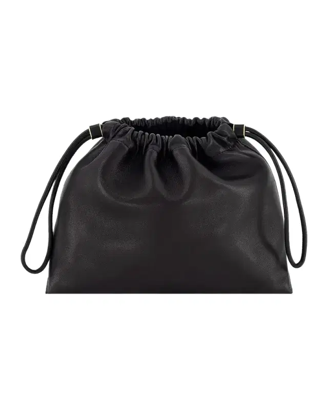 Vince Sarai Leather Drawstring Crossbody Bag