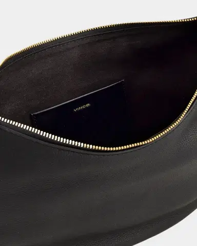 Vince Eris Small Pebble Leather Hobo Bag | Thumbnail 3