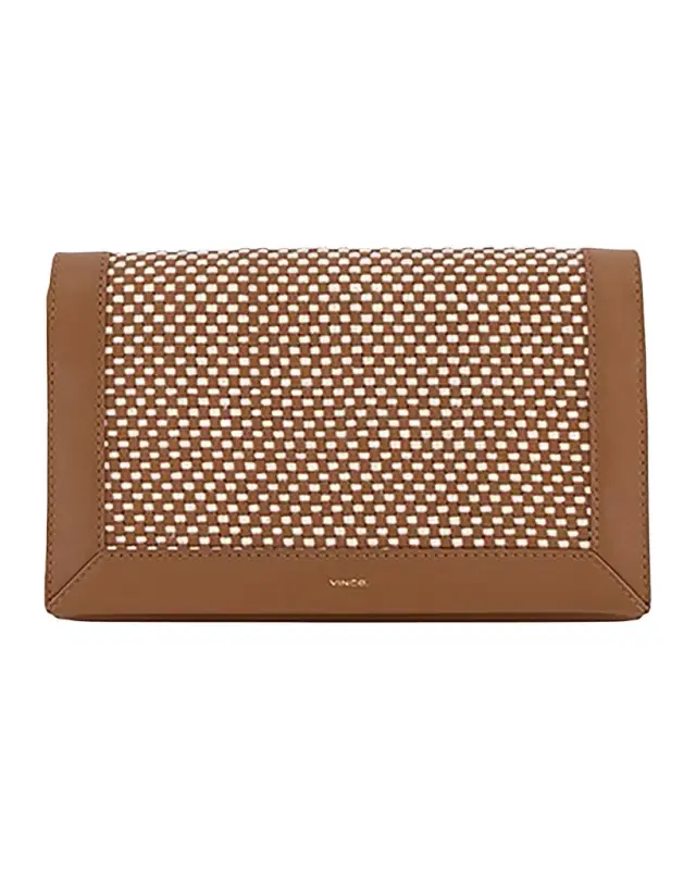 Vince Woven Wallet On Strap