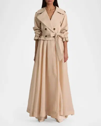 ALICE + OLIVIA Nevada Double-Breasted Trench Coat | Thumbnail 2