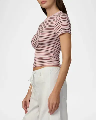 Joe 's Jeans The Striped Baby Tee | Thumbnail 5 Joe 's Jeans The Striped Baby Tee | Thumbnail 5
