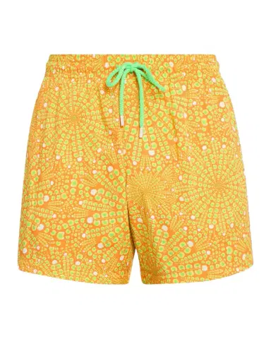 Vilebrequin Men's Mosaic Urchin Stretch Nylon Swim Trunks | Thumbnail 1 Vilebrequin Men's Mosaic Urchin Stretch Nylon Swim Trunks | Thumbnail 1
