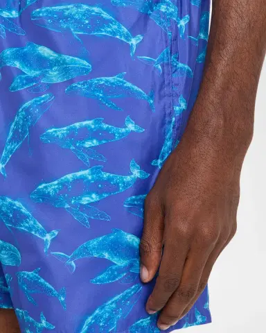 Vilebrequin Men's Sparkling Whales Nylon Swim Trunks | Thumbnail 4 Vilebrequin Men's Sparkling Whales Nylon Swim Trunks | Thumbnail 4