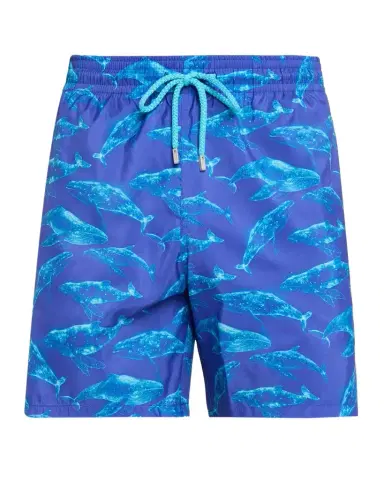 Vilebrequin Men's Sparkling Whales Nylon Swim Trunks | Thumbnail 1 Vilebrequin Men's Sparkling Whales Nylon Swim Trunks | Thumbnail 1