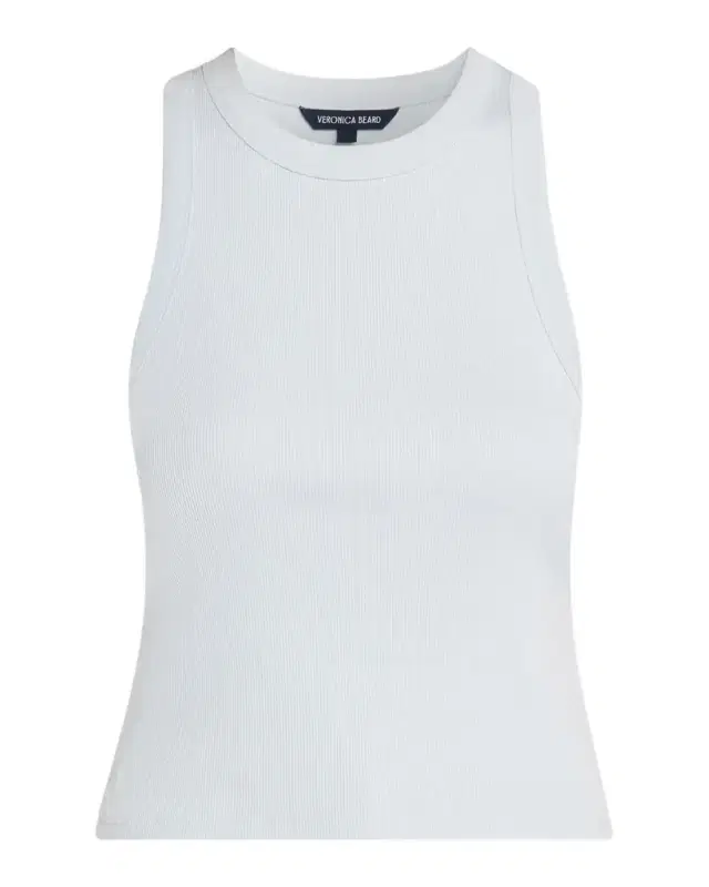 Veronica Beard Jordyn Cropped Tank Top