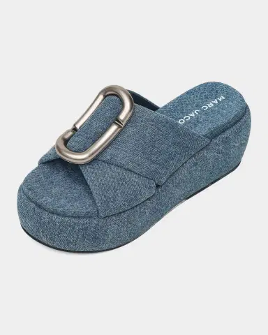 Marc Jacobs Pop J Marc Platform Denim Sandals | Thumbnail 3 Marc Jacobs Pop J Marc Platform Denim Sandals | Thumbnail 3