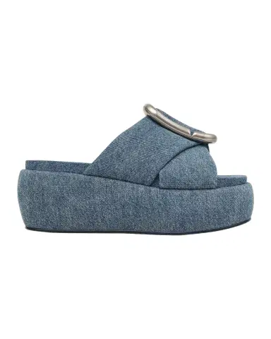 Marc Jacobs Pop J Marc Platform Denim Sandals | Thumbnail 1 Marc Jacobs Pop J Marc Platform Denim Sandals | Thumbnail 1