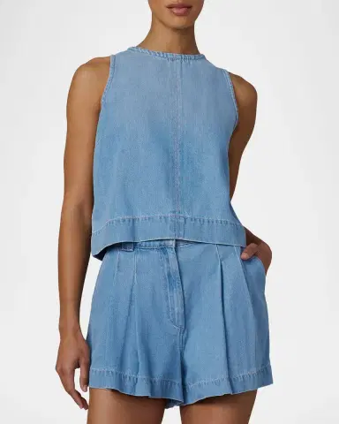Joe 's Jeans The Denim Shell Top | Thumbnail 4