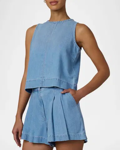 Joe 's Jeans The Denim Shell Top | Thumbnail 6