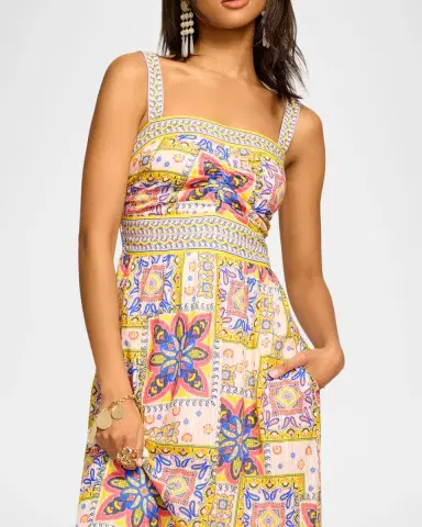 Ramy Brook Alora Printed Cotton Maxi Dress | Thumbnail 4
