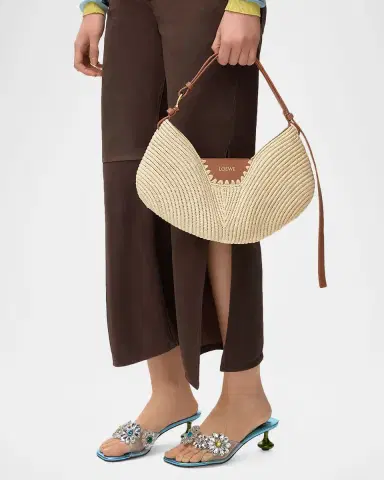 Loewe x Paula's Ibiza Swing Raffia Shoulder Bag | Thumbnail 2 Loewe x Paula's Ibiza Swing Raffia Shoulder Bag | Thumbnail 2