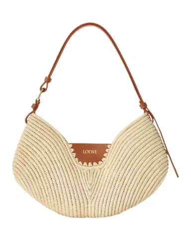 Loewe x Paula's Ibiza Swing Raffia Shoulder Bag | Thumbnail 1 Loewe x Paula's Ibiza Swing Raffia Shoulder Bag | Thumbnail 1