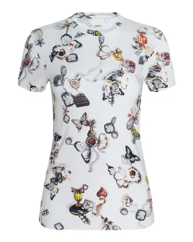 Ressi Short-Sleeve Butterfly Charm Tee
