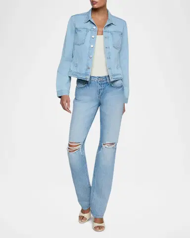 L'Agence Celine Denim Jean Jacket | Thumbnail 2 L'Agence Celine Denim Jean Jacket | Thumbnail 2