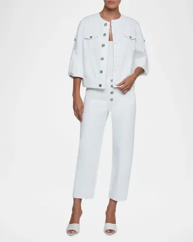 L'Agence Anouk Jean Jacket | Thumbnail 2