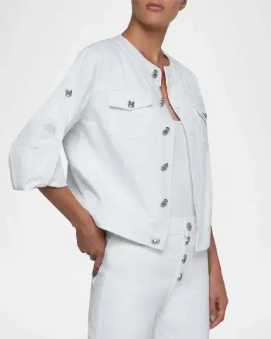 L'Agence Anouk Jean Jacket | Thumbnail 5