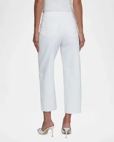 L'AGENCE Liora High-Rise Cropped Denim Jeans | Thumbnail 3