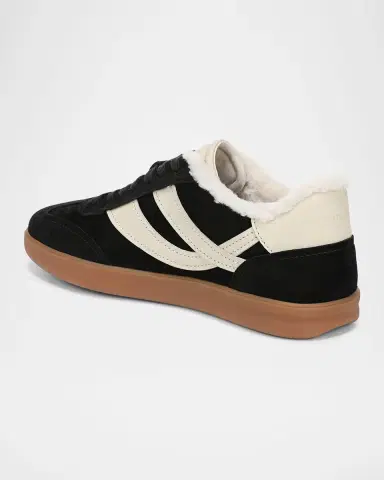 Vince Oasis Shearling-Lined Suede Low-Top Sneakers | Thumbnail 3 Vince Oasis Shearling-Lined Suede Low-Top Sneakers | Thumbnail 3