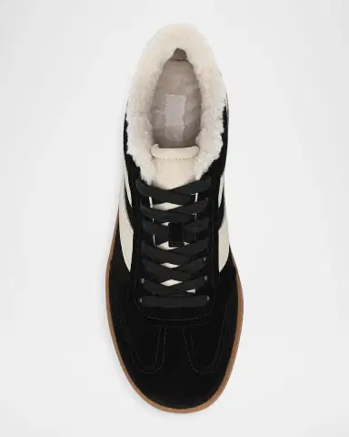 Vince Oasis Shearling-Lined Suede Low-Top Sneakers | Thumbnail 5 Vince Oasis Shearling-Lined Suede Low-Top Sneakers | Thumbnail 5