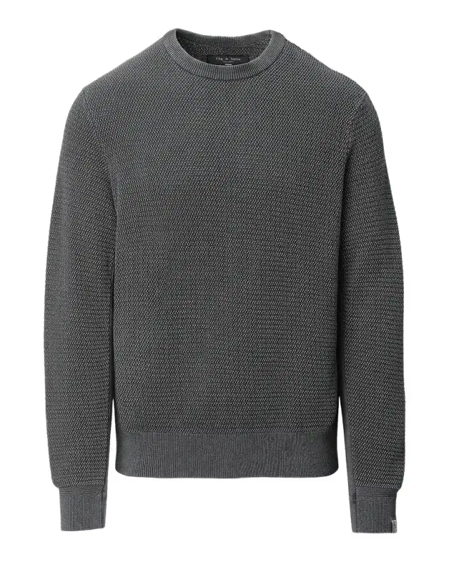 Men 's Caden Texture-Knit Crewneck Sweater