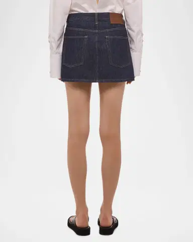Helmut Lang Denim Mini Skirt | Thumbnail 3 Helmut Lang Denim Mini Skirt | Thumbnail 3