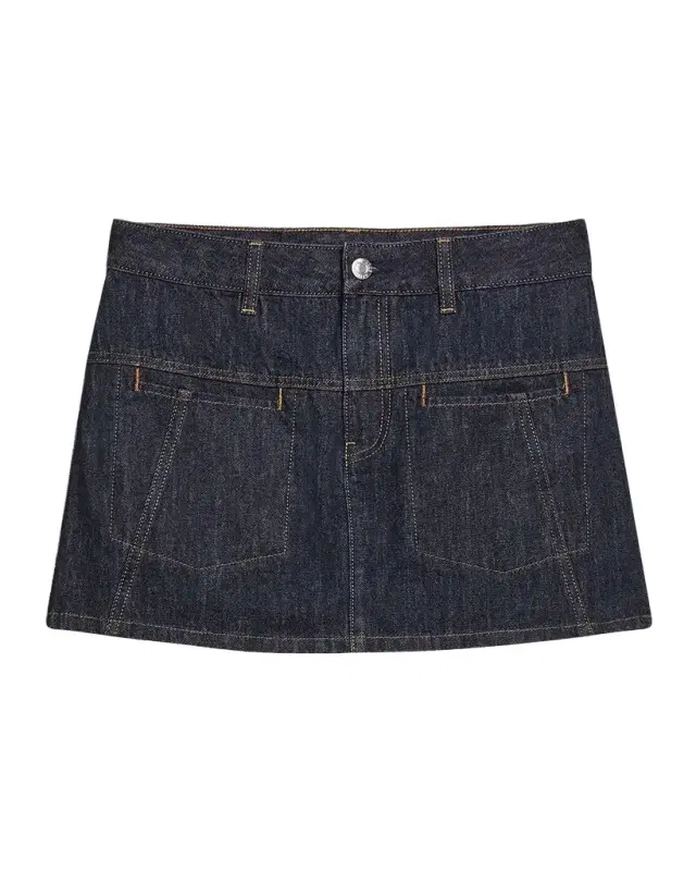 Helmut Lang Denim Mini Skirt