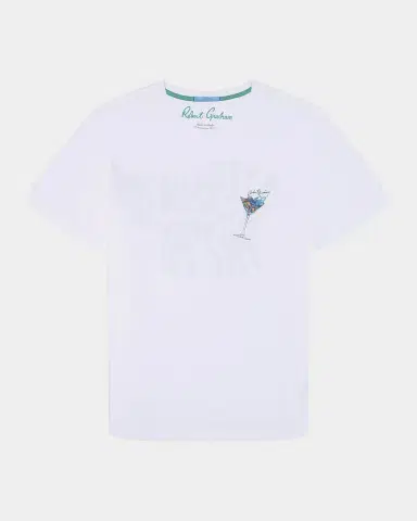 Robert Graham Men's Wavy Sips Graphic Cotton T-Shirt | Thumbnail 1