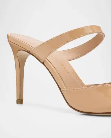 Stuart Weitzman 85mm Stuart Power Patent Leather Mule Pumps | Thumbnail 5 Stuart Weitzman 85mm Stuart Power Patent Leather Mule Pumps | Thumbnail 5