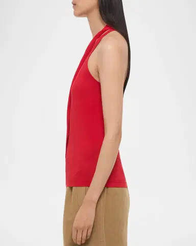Helmut Lang Twisted Halter Tank Top | Thumbnail 6 Helmut Lang Twisted Halter Tank Top | Thumbnail 6