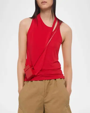 Helmut Lang Twisted Halter Tank Top | Thumbnail 7 Helmut Lang Twisted Halter Tank Top | Thumbnail 7