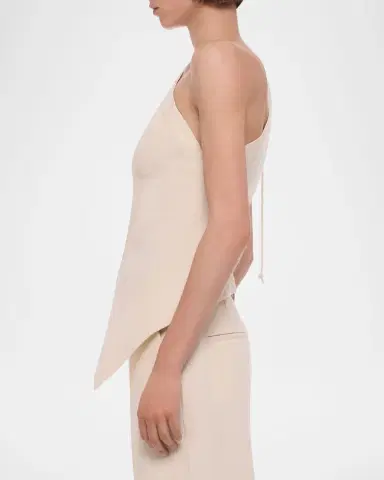 Helmut Lang Asymmetric One-Shoulder Sailor Top | Thumbnail 6 Helmut Lang Asymmetric One-Shoulder Sailor Top | Thumbnail 6