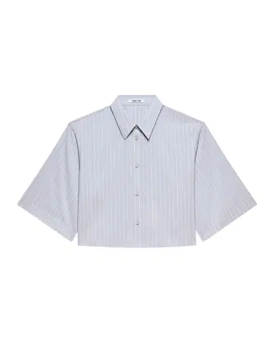 Helmut Lang Cropped Trench Shirt | Thumbnail 1 Helmut Lang Cropped Trench Shirt | Thumbnail 1