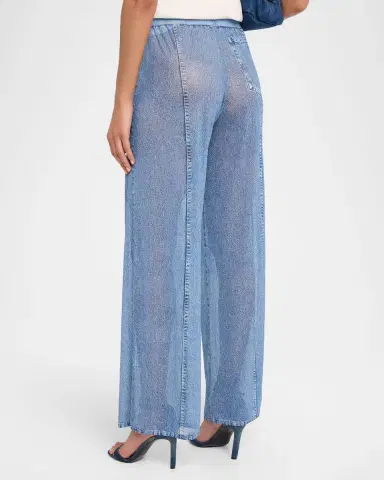 rag & bone rb Miramar Mesh Wide-Leg Pants | Thumbnail 3 rag & bone rb Miramar Mesh Wide-Leg Pants | Thumbnail 3