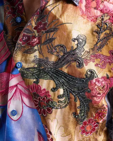 Robert Graham Men's Mendiburu Multi-Print Cotton Sport Shirt | Thumbnail 6 Robert Graham Men's Mendiburu Multi-Print Cotton Sport Shirt | Thumbnail 6