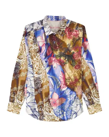 Robert Graham Men's Mendiburu Multi-Print Cotton Sport Shirt | Thumbnail 1 Robert Graham Men's Mendiburu Multi-Print Cotton Sport Shirt | Thumbnail 1