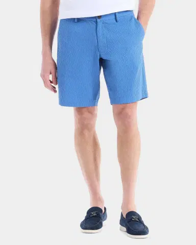 Robert Graham Men's Thresher Seersucker Flat-Front Shorts | Thumbnail 4 Robert Graham Men's Thresher Seersucker Flat-Front Shorts | Thumbnail 4