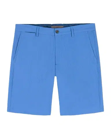 Robert Graham Men's Thresher Seersucker Flat-Front Shorts | Thumbnail 1 Robert Graham Men's Thresher Seersucker Flat-Front Shorts | Thumbnail 1