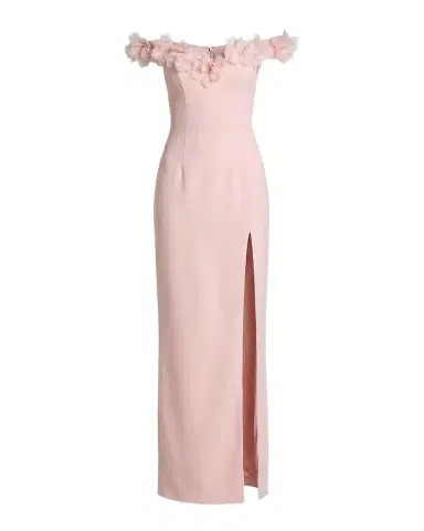 Mac Duggal Off-Shoulder Crepe Column Gown | Thumbnail 1 Mac Duggal Off-Shoulder Crepe Column Gown | Thumbnail 1