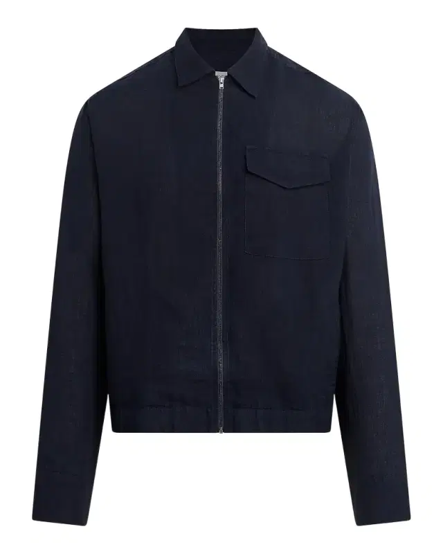 Joe 's Jeans Men 's Linen Full-Zip Blouson Jacket