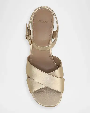 Vince 80mm Ericka Metallic Leather Platform Sandals | Thumbnail 5 Vince 80mm Ericka Metallic Leather Platform Sandals | Thumbnail 5