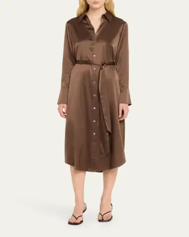 Ramy Brook Victoria Silk Shirtdress | Thumbnail 8