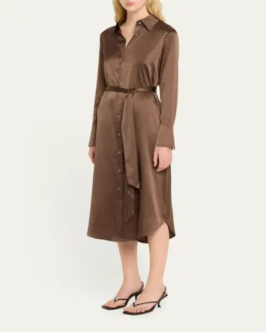 Ramy Brook Victoria Silk Shirtdress | Thumbnail 10
